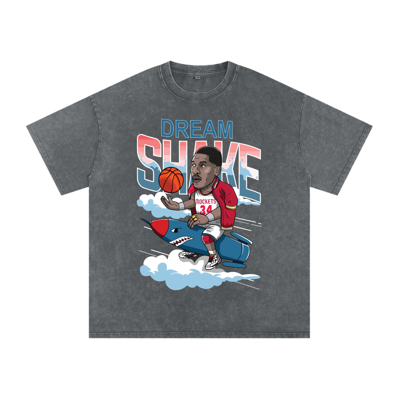 "Dream Shake" Oversized Vintage Tee