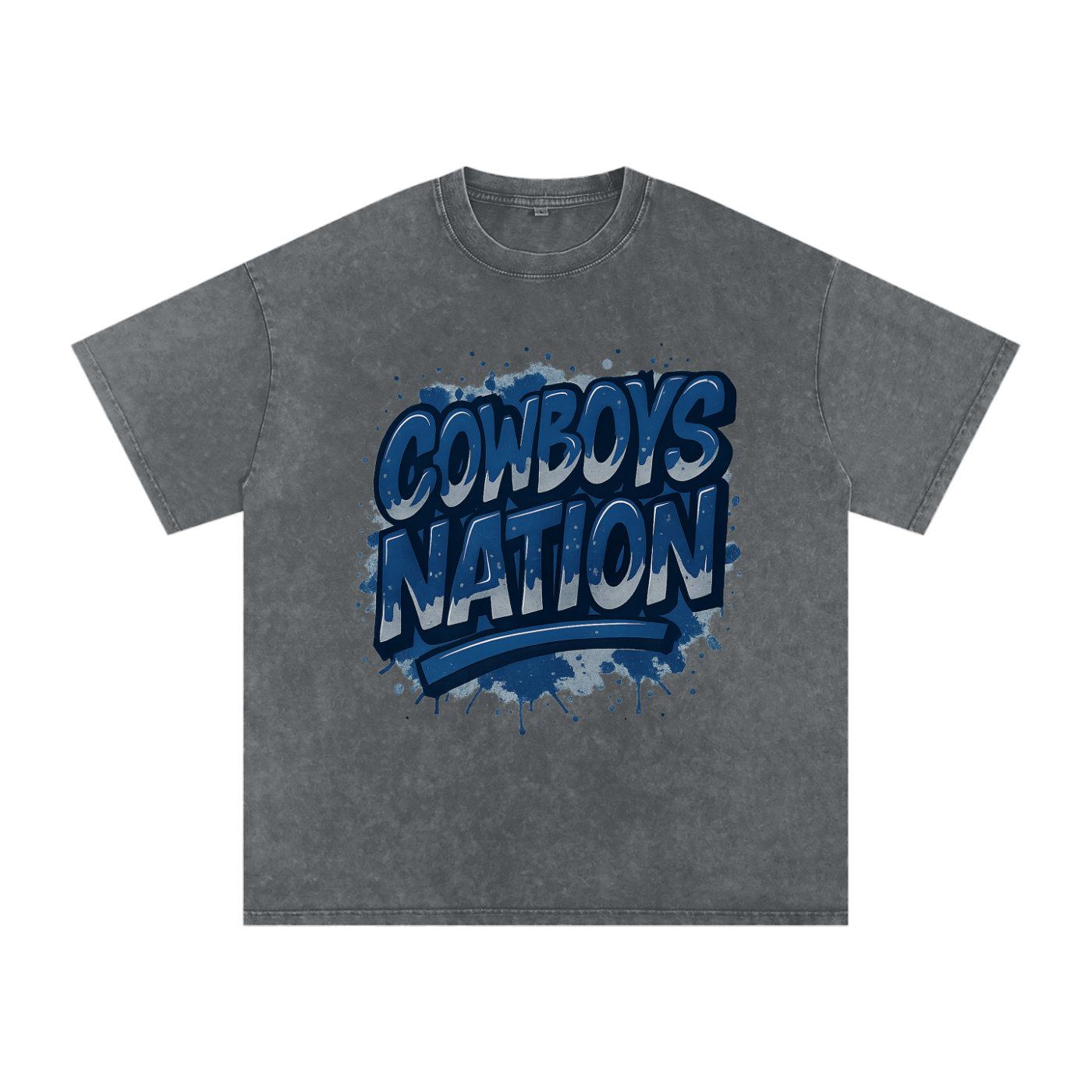 "Cowboys Nation" Dallas Inspired Oversized Vintage Tee