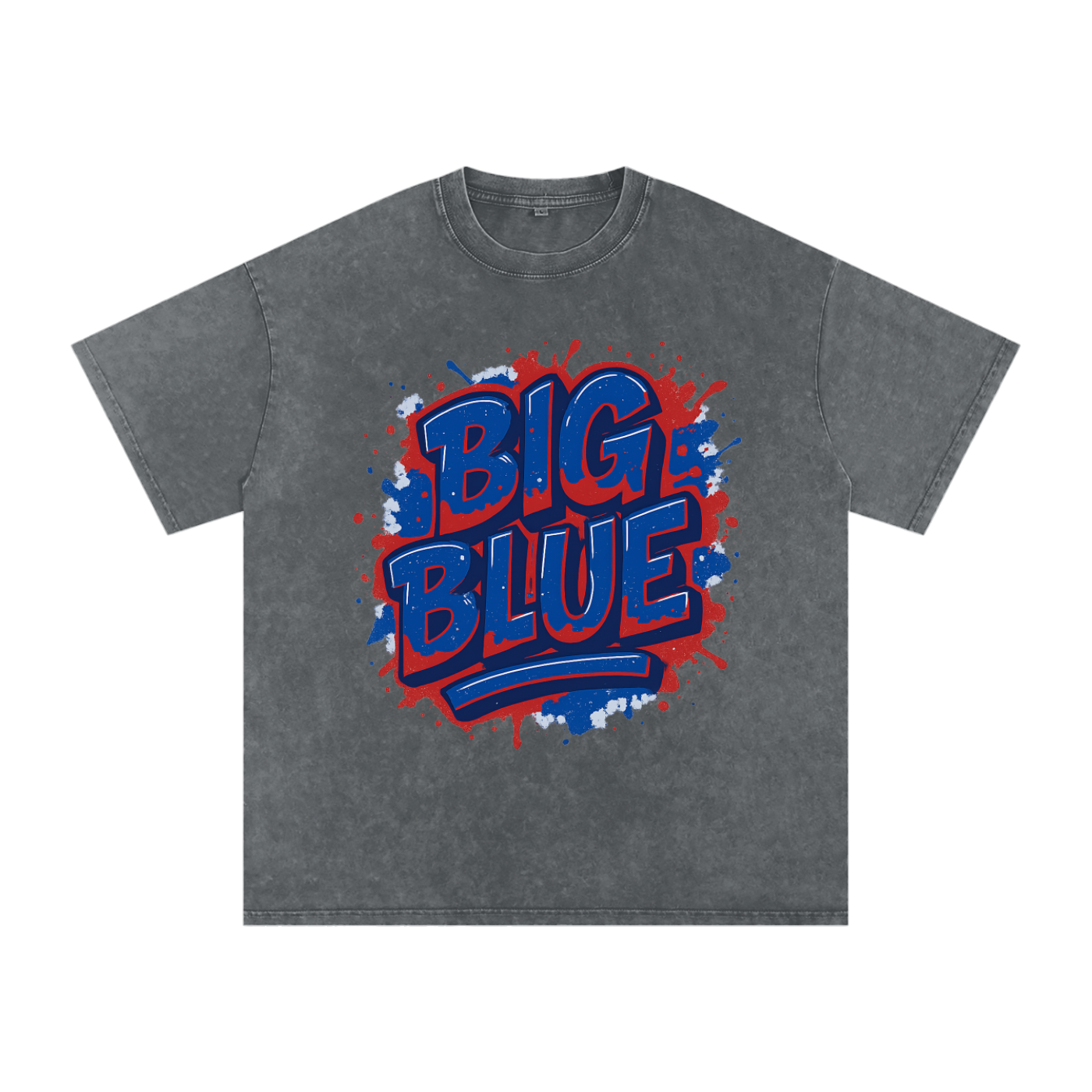 "Big Blue" New York Inspired Oversized Vintage Tee