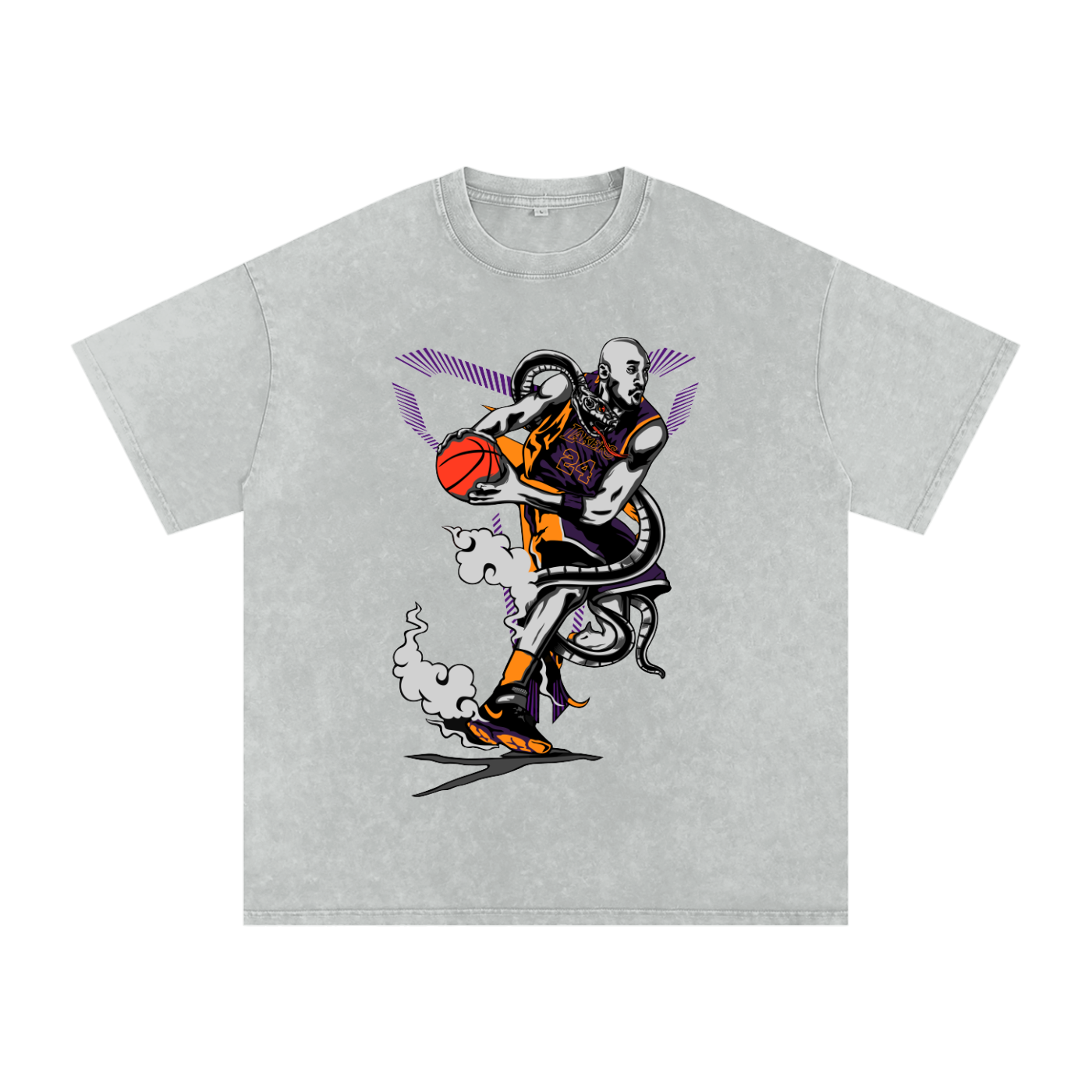 "Black Mamba" Oversized Vintage Tee