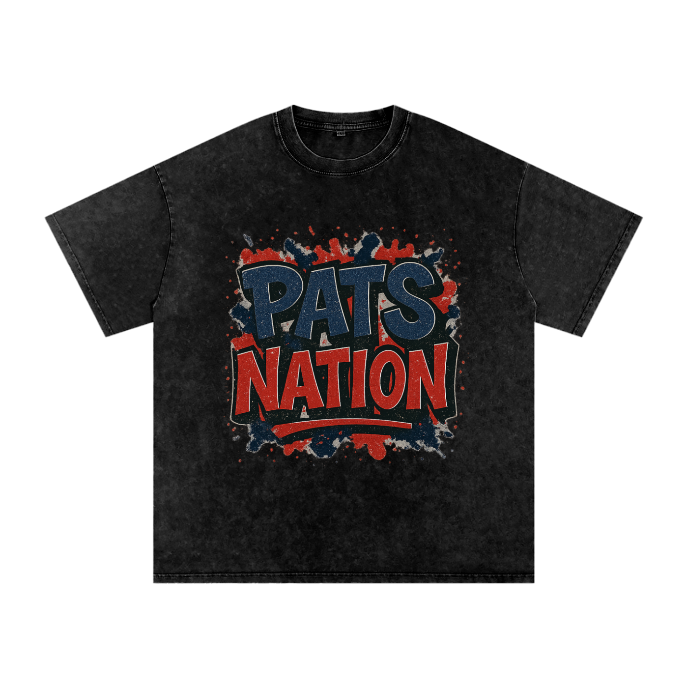 "Pats Nation" New England Inspired Oversized Vintage Tee