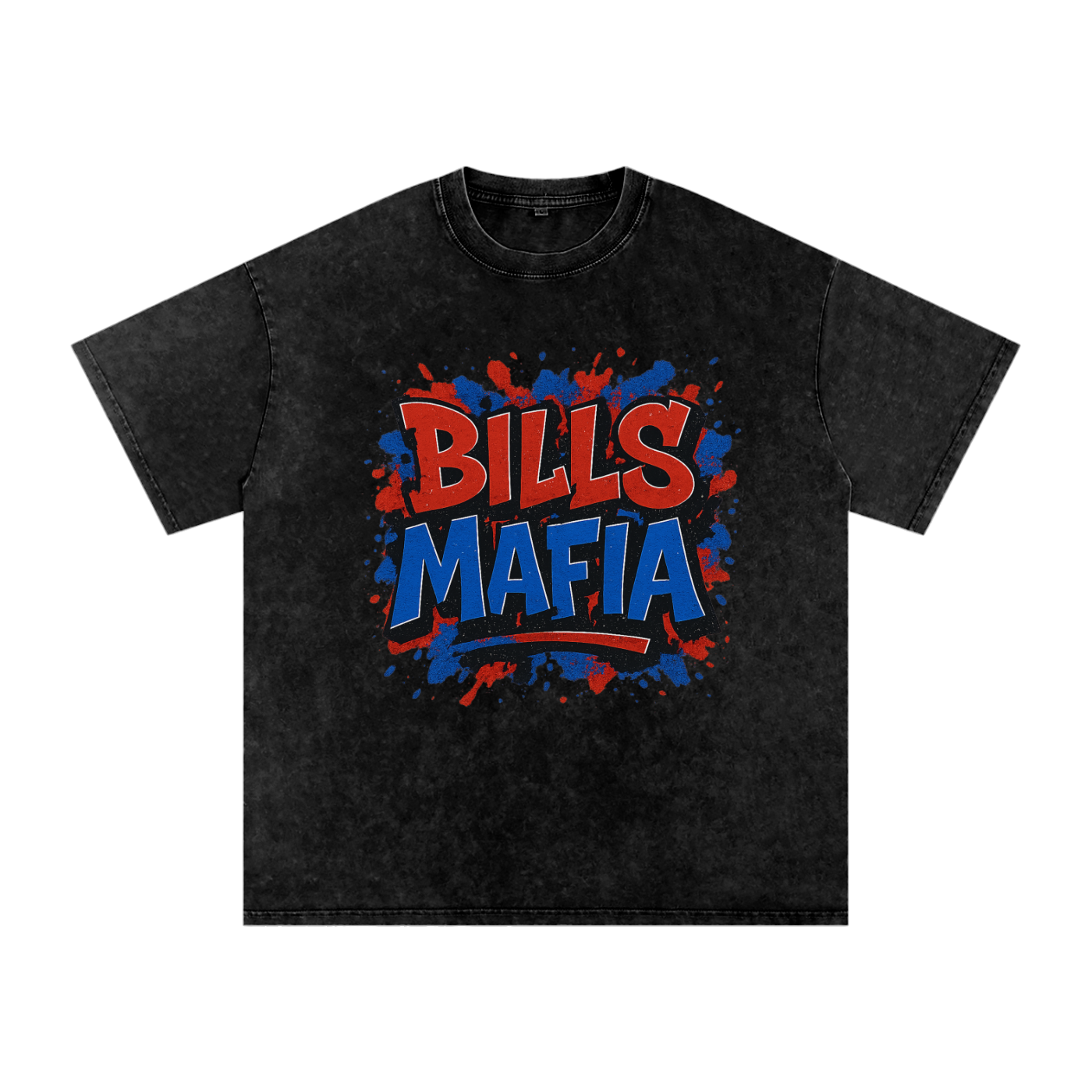 "Bills Mafia" Buffalo Inspired Oversized Vintage Tee