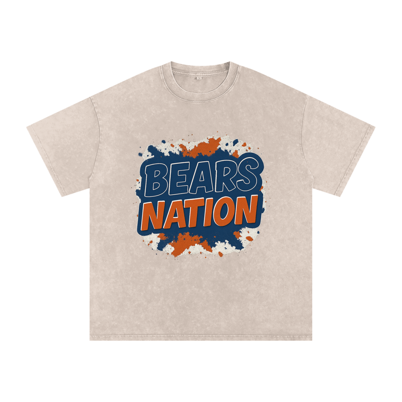 "Bears Nation" Chicago Inspired Oversized Vintage Tee