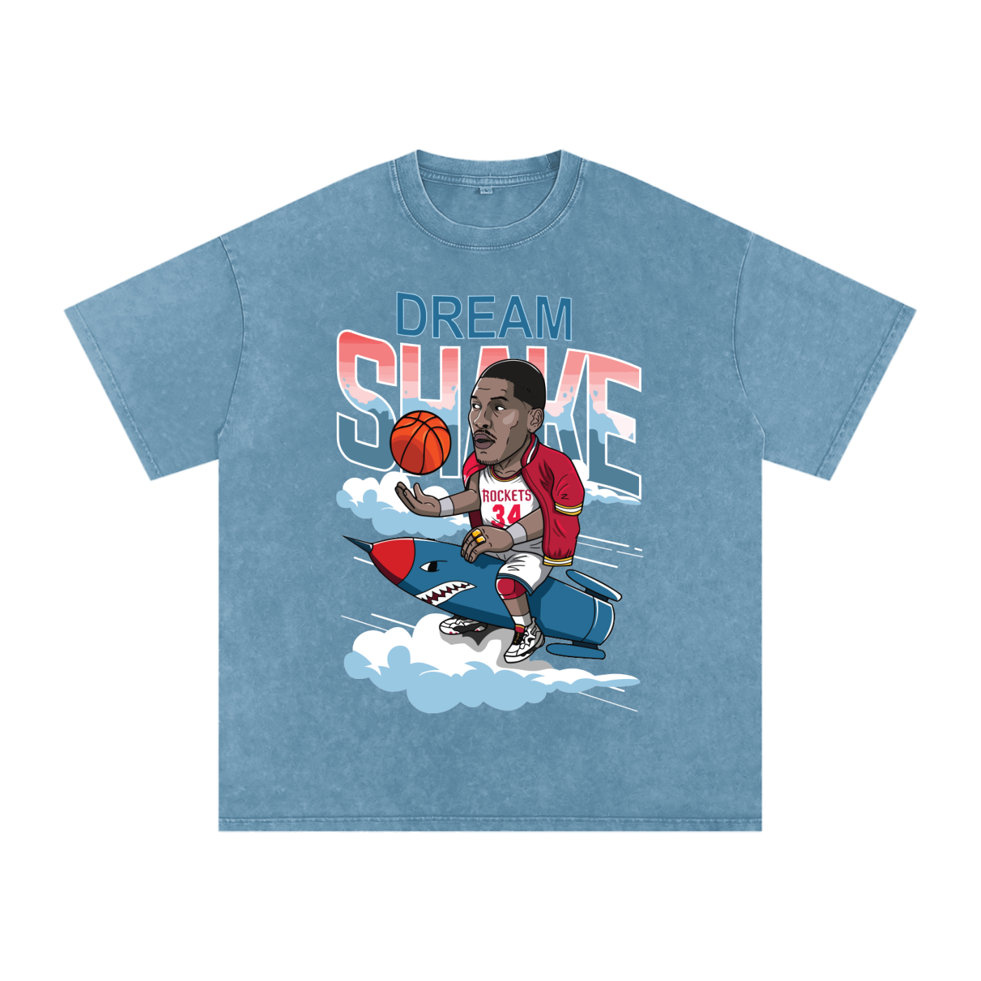 "Dream Shake" Oversized Vintage Tee