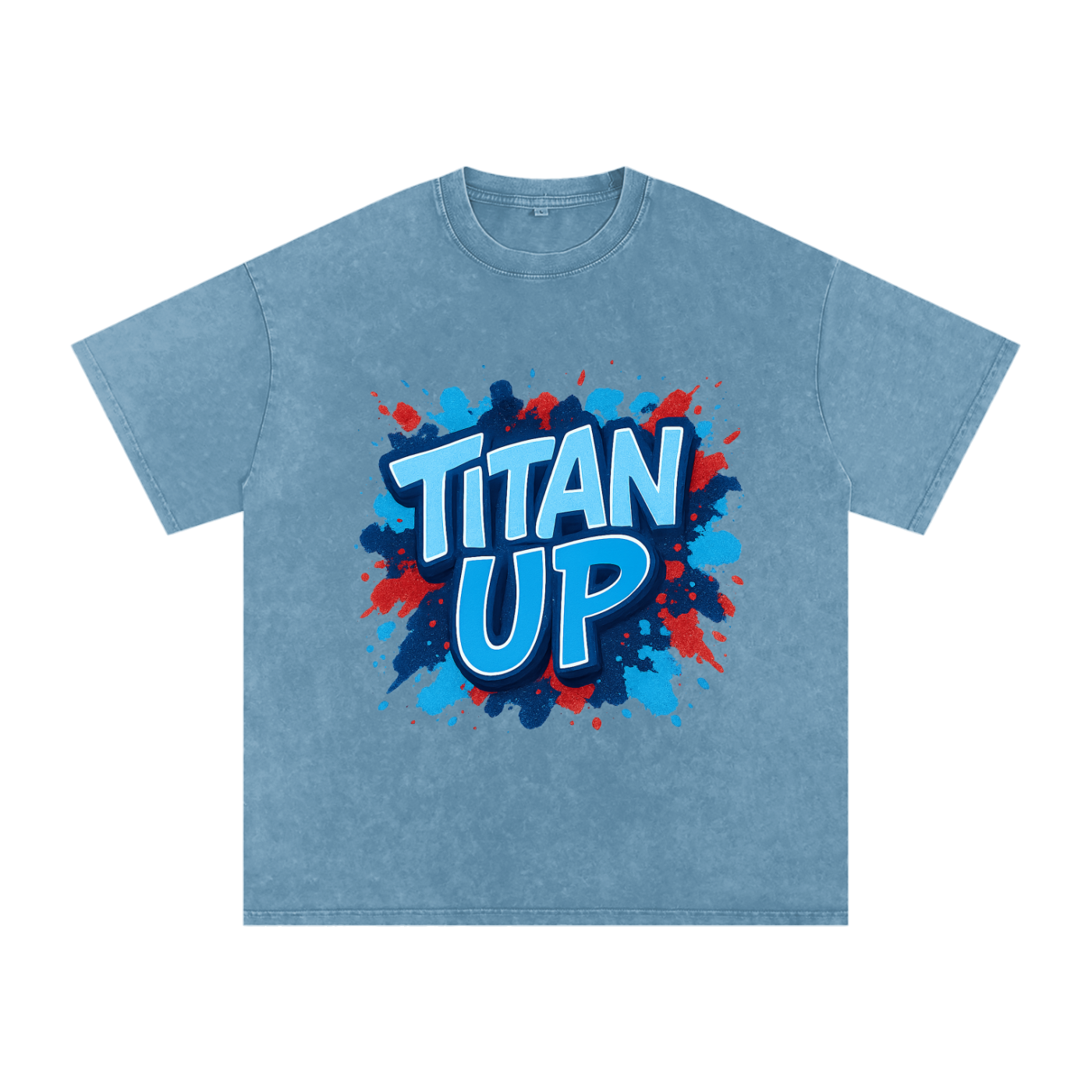 "Titan Up" Tennessee Inspired Oversized Vintage Tee