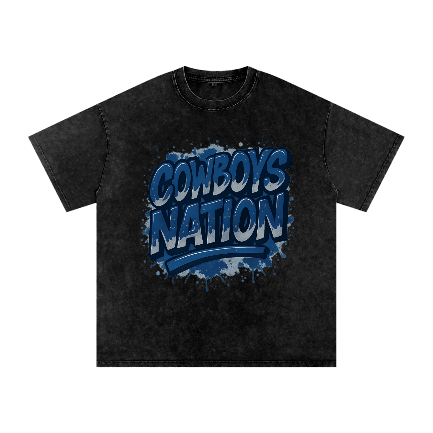 "Cowboys Nation" Dallas Inspired Oversized Vintage Tee