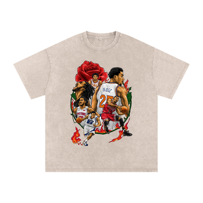"D-Rose" Oversized Vintage Tee