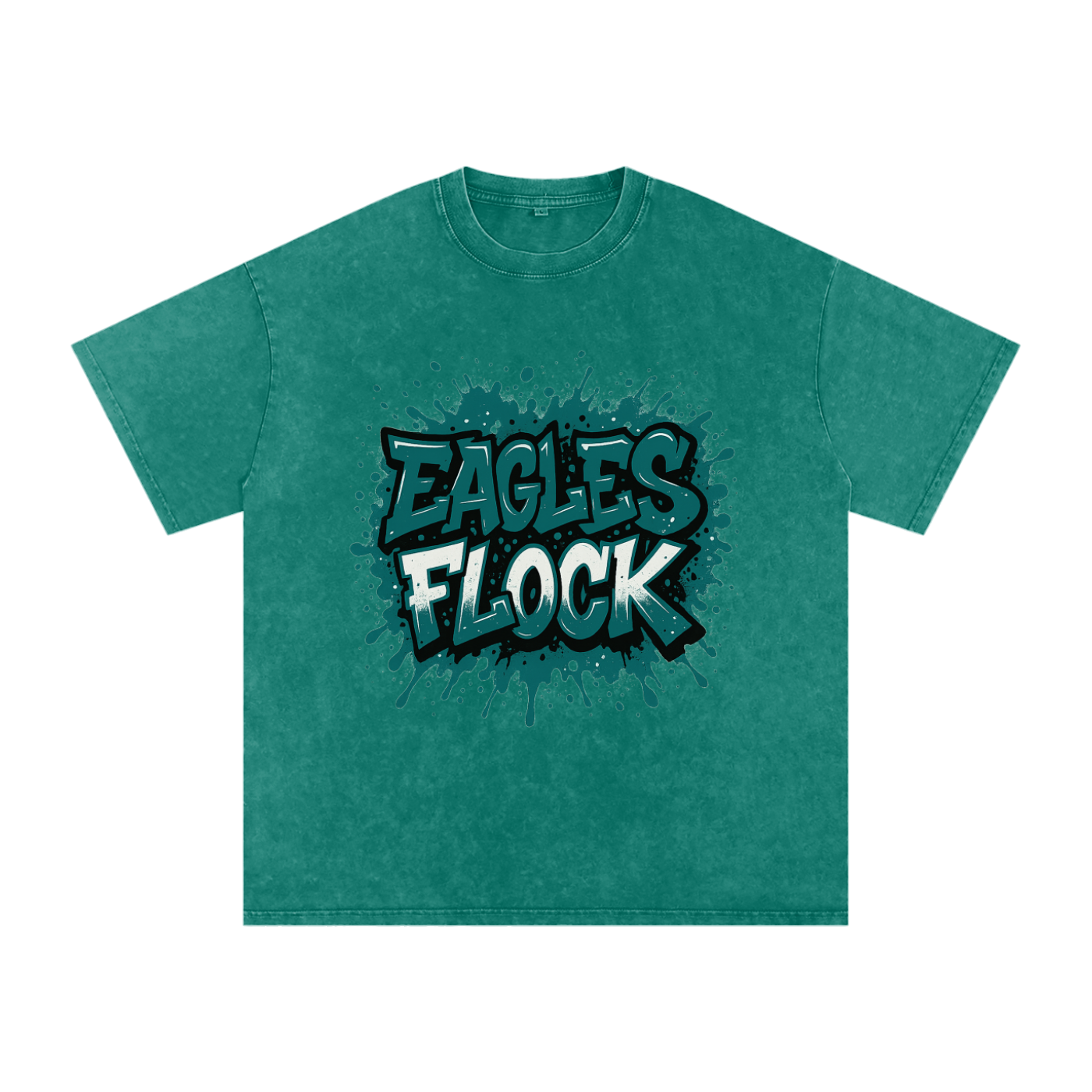 "Eagles Flock" Philly Inspired Oversized Vintage Tee