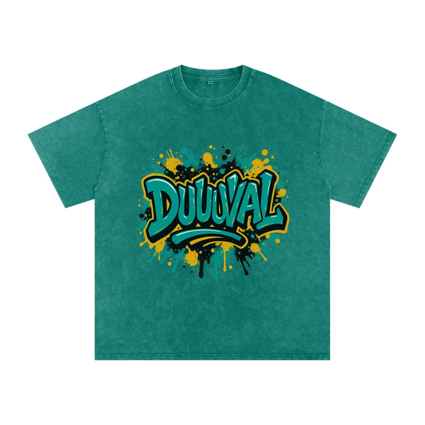 "Duuuval" Jacksonville Inspired Oversized Vintage Tee