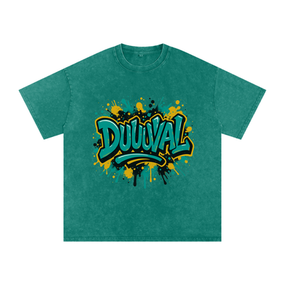 "Duuuval" Jacksonville Inspired Oversized Vintage Tee