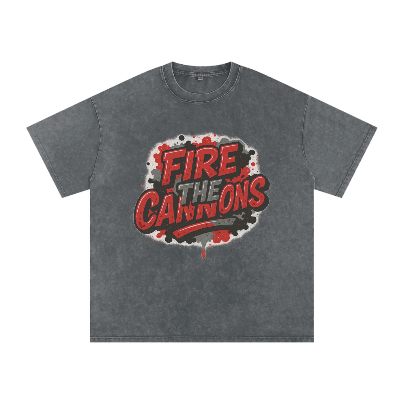 "Fire the Cannons" Tampa Bay Inspired Oversized Vintage Tee