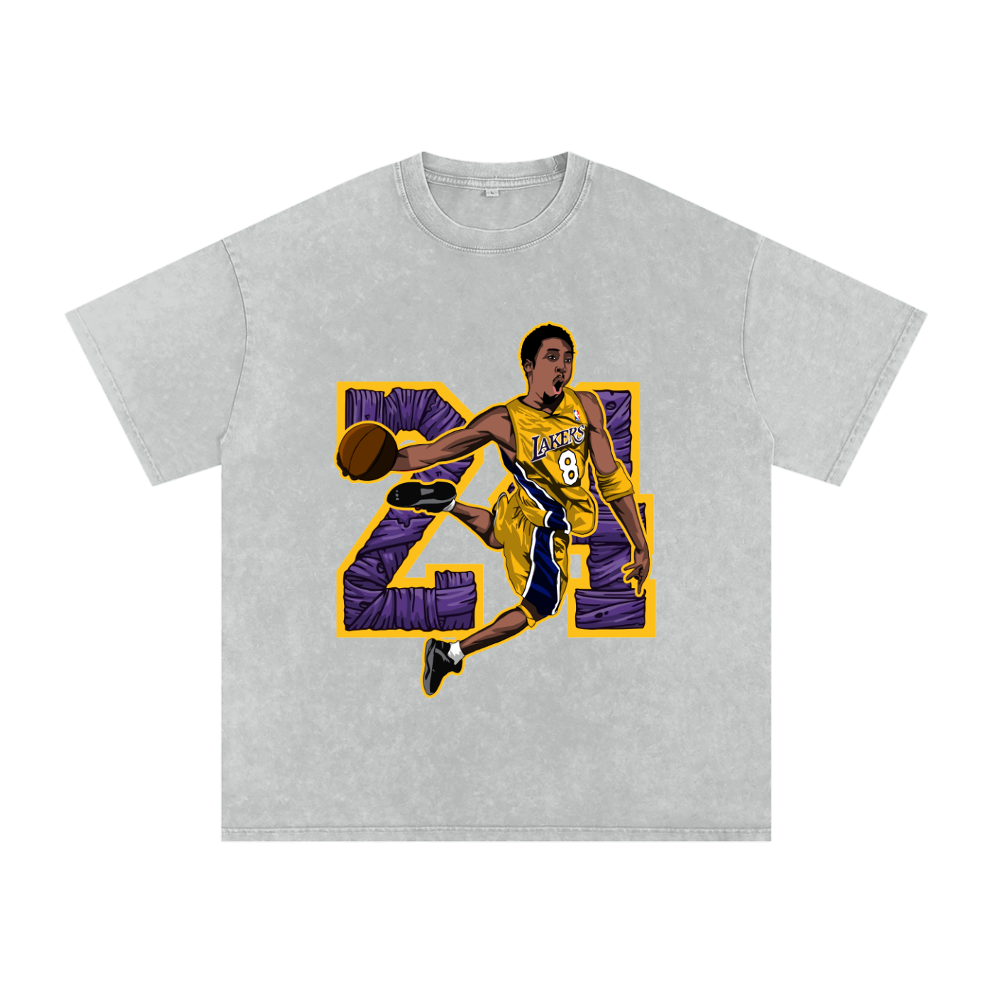 "8/24" Oversized Vintage Tee