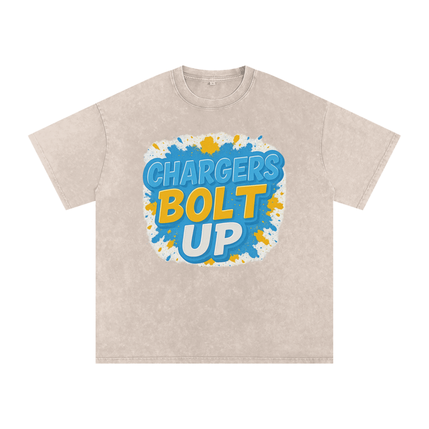 "Bolt Up" Los Angeles Inspired Oversized Vintage Tee