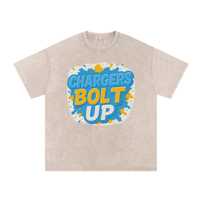 "Bolt Up" Los Angeles Inspired Oversized Vintage Tee