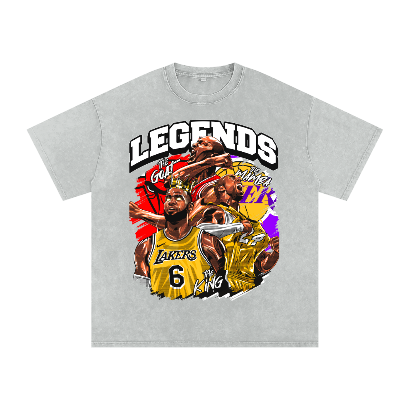 "Trio Legends" Oversized Vintage Tee