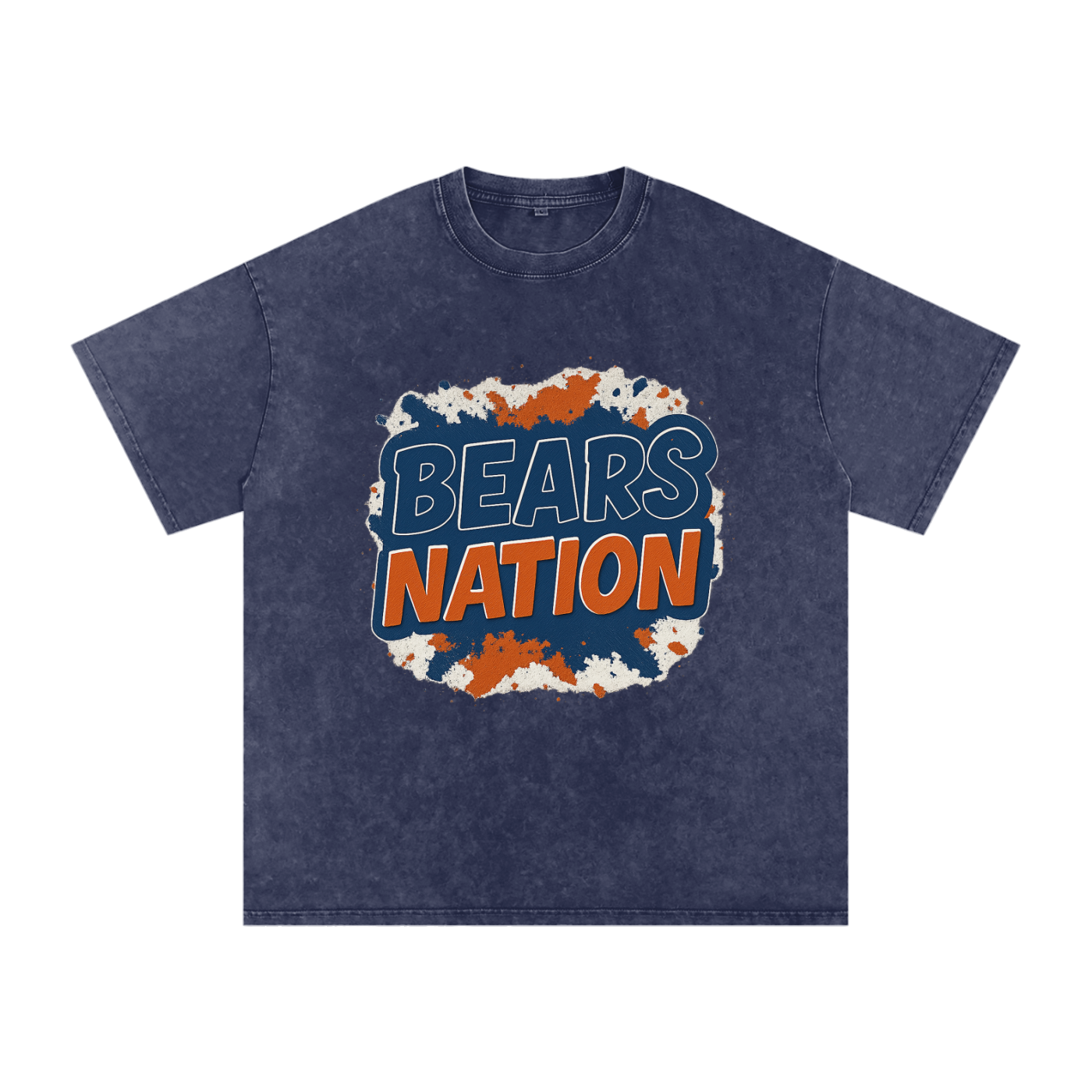 "Bears Nation" Chicago Inspired Oversized Vintage Tee