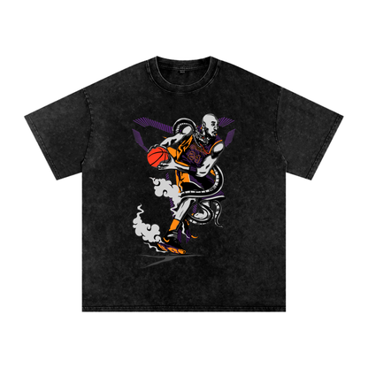 "Black Mamba" Oversized Vintage Tee