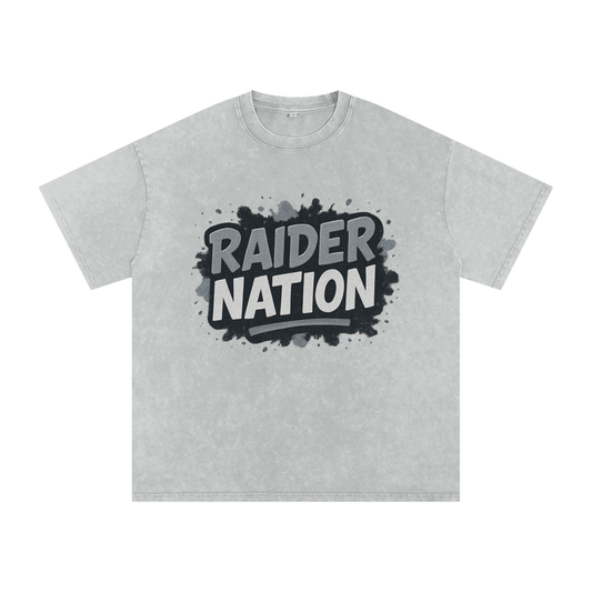 "Raider Nation" Las Vegas Inspired Oversized Vintage Tee