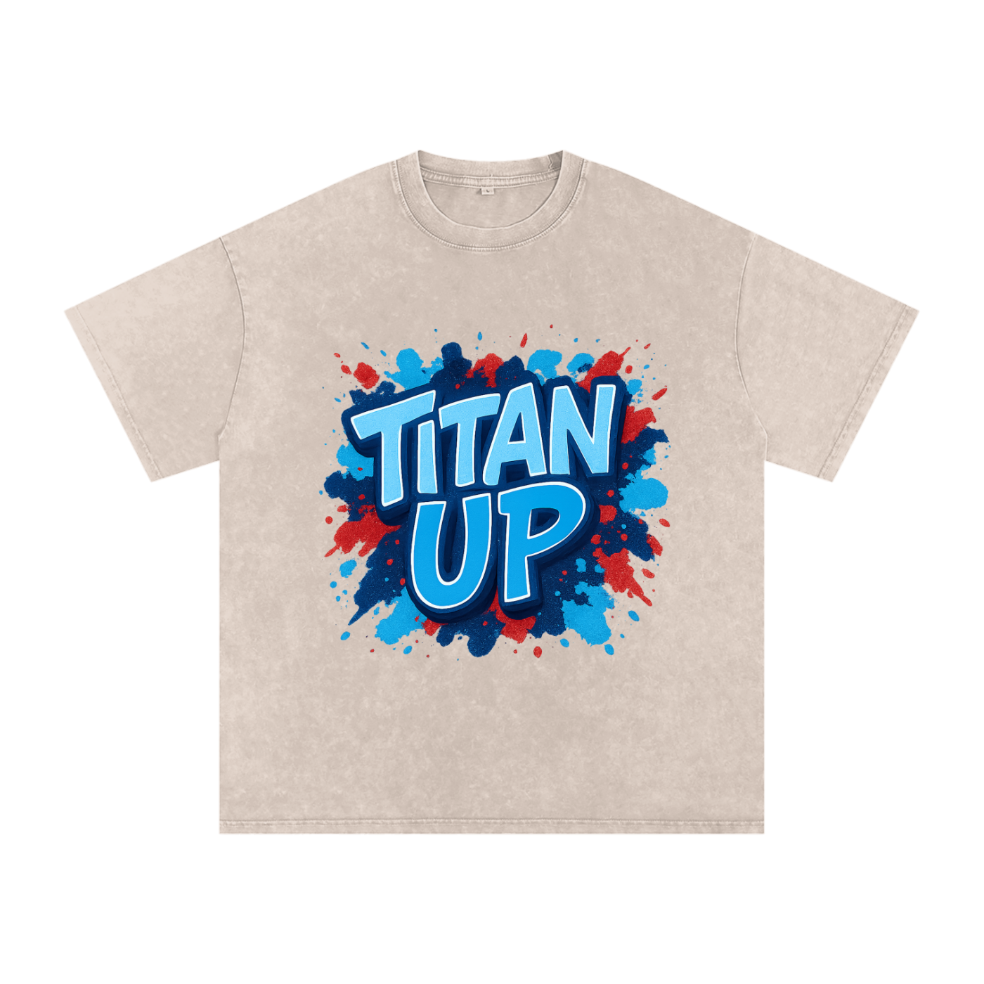 "Titan Up" Tennessee Inspired Oversized Vintage Tee