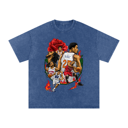 "D-Rose" Oversized Vintage Tee