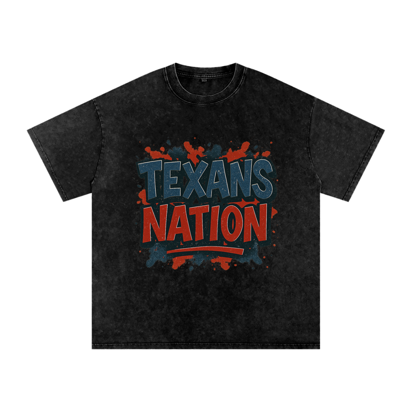 "Texans Nation" Houston Inspired Oversized Vintage Tee