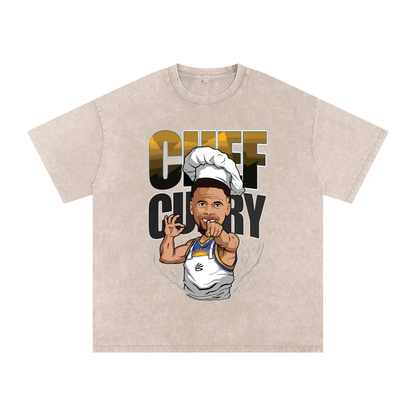 "Chef Curry" Oversized Vintage Tee