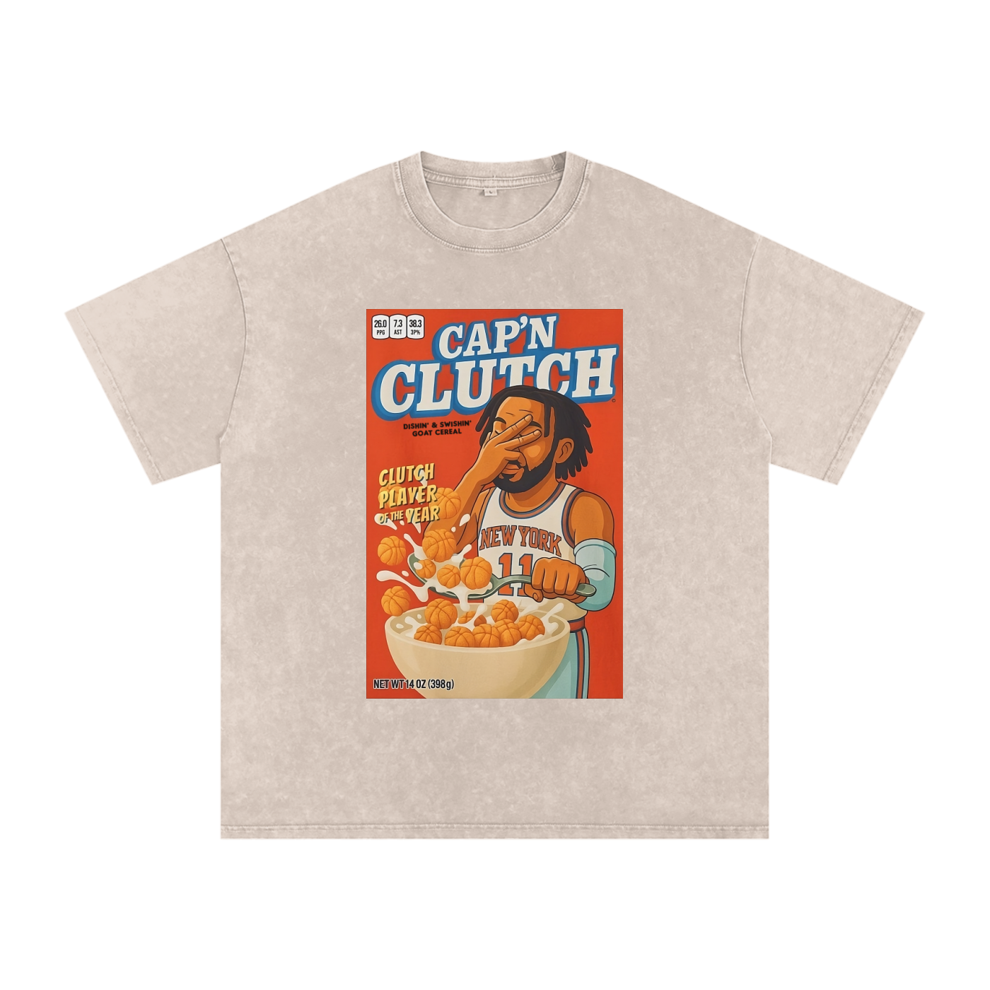 "Cap'N Clutch" Oversized Vintage Tee
