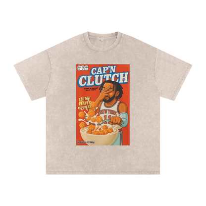 "Cap'N Clutch" Oversized Vintage Tee