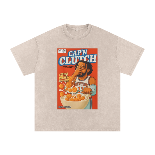 "Cap'N Clutch" Oversized Vintage Tee