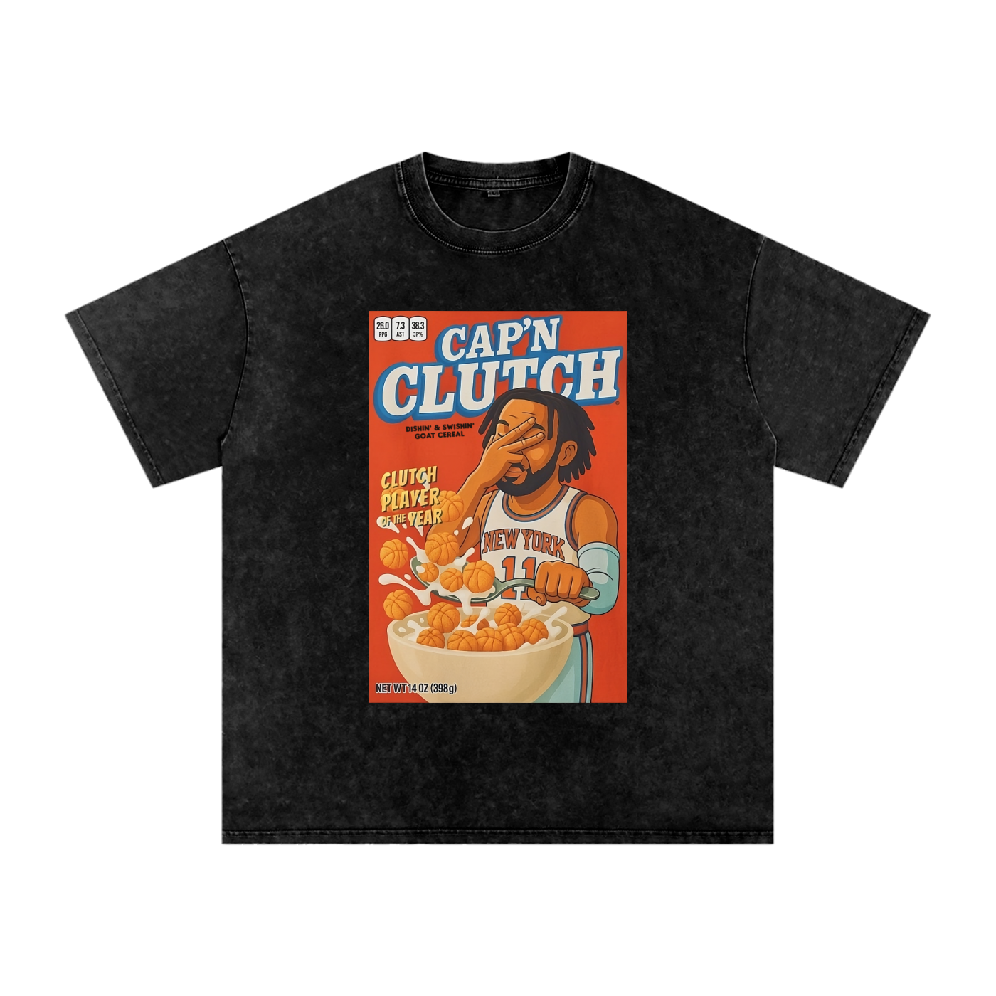 "Cap'N Clutch" Oversized Vintage Tee