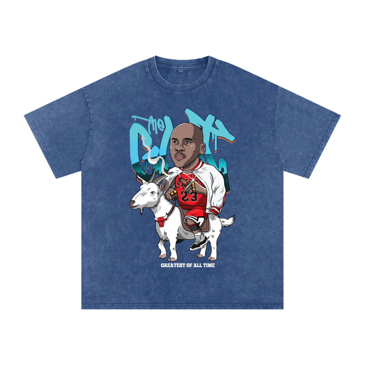"The Goat" Oversized Vintage Tee