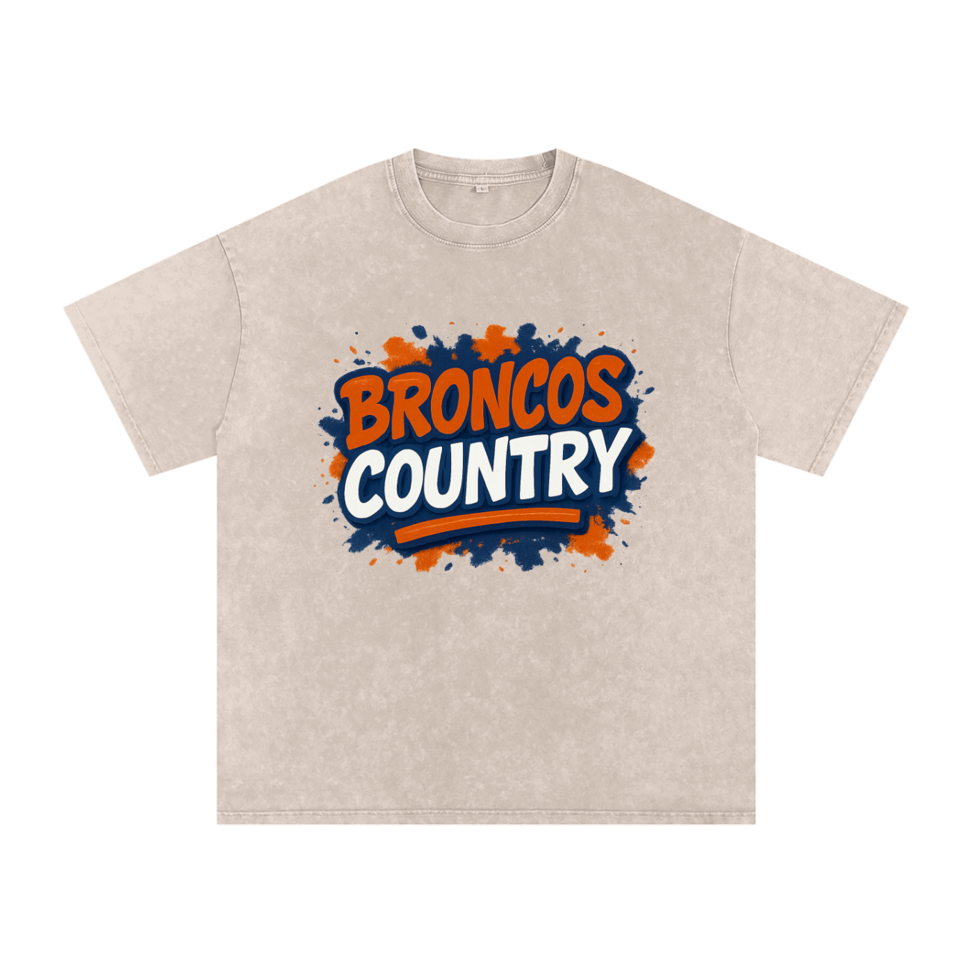 "Broncos Country" Denver Inspired Oversized Vintage Tee
