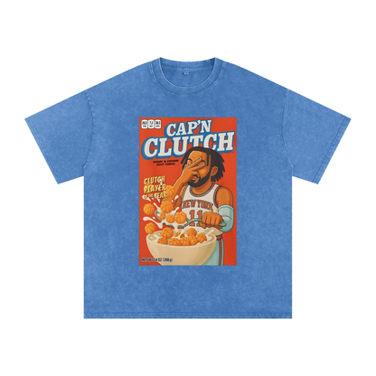 "Cap'N Clutch" Oversized Vintage Tee