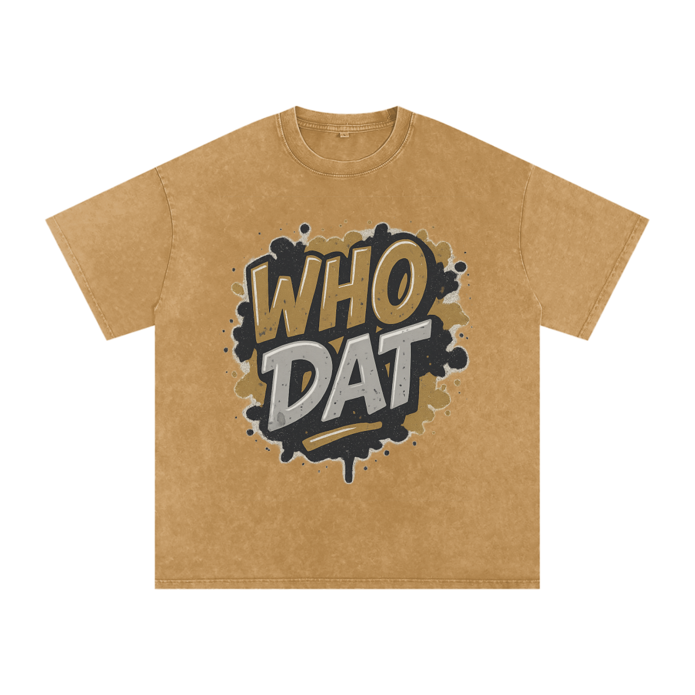 "Who Dat" New Orleans Inspired Oversized Vintage Tee