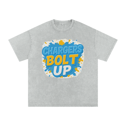 "Bolt Up" Los Angeles Inspired Oversized Vintage Tee