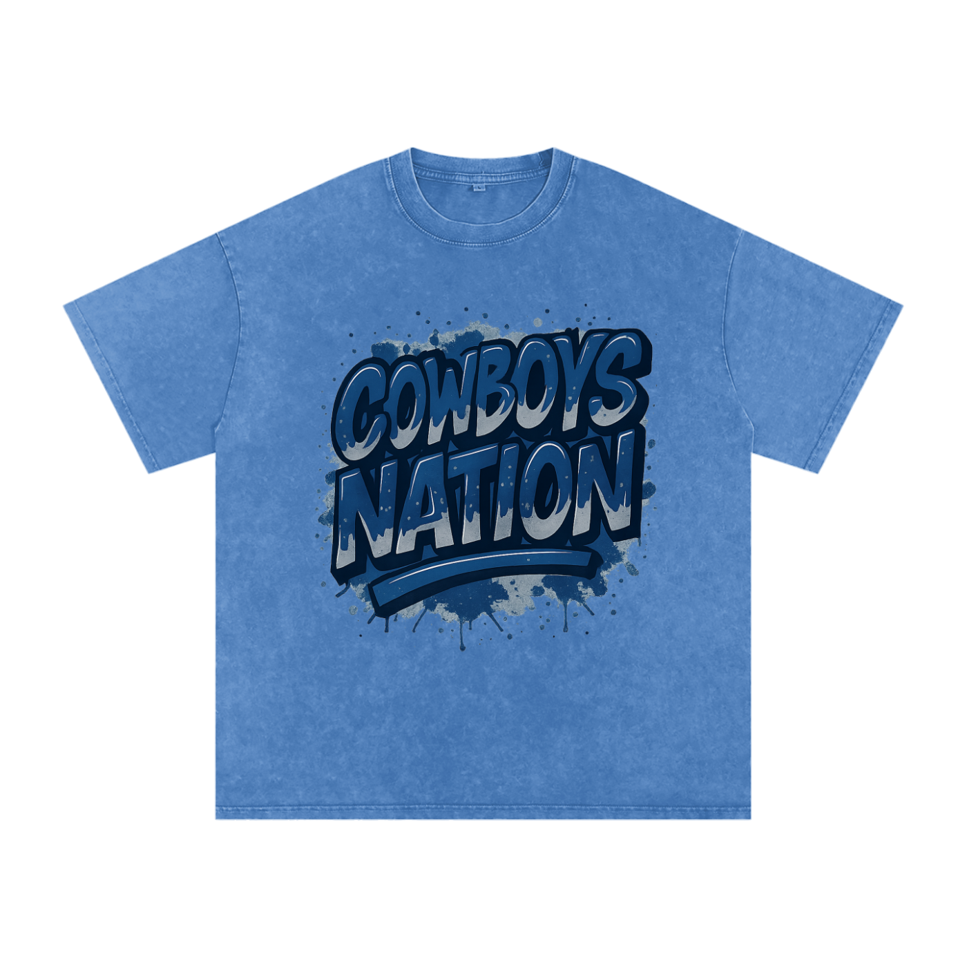 "Cowboys Nation" Dallas Inspired Oversized Vintage Tee