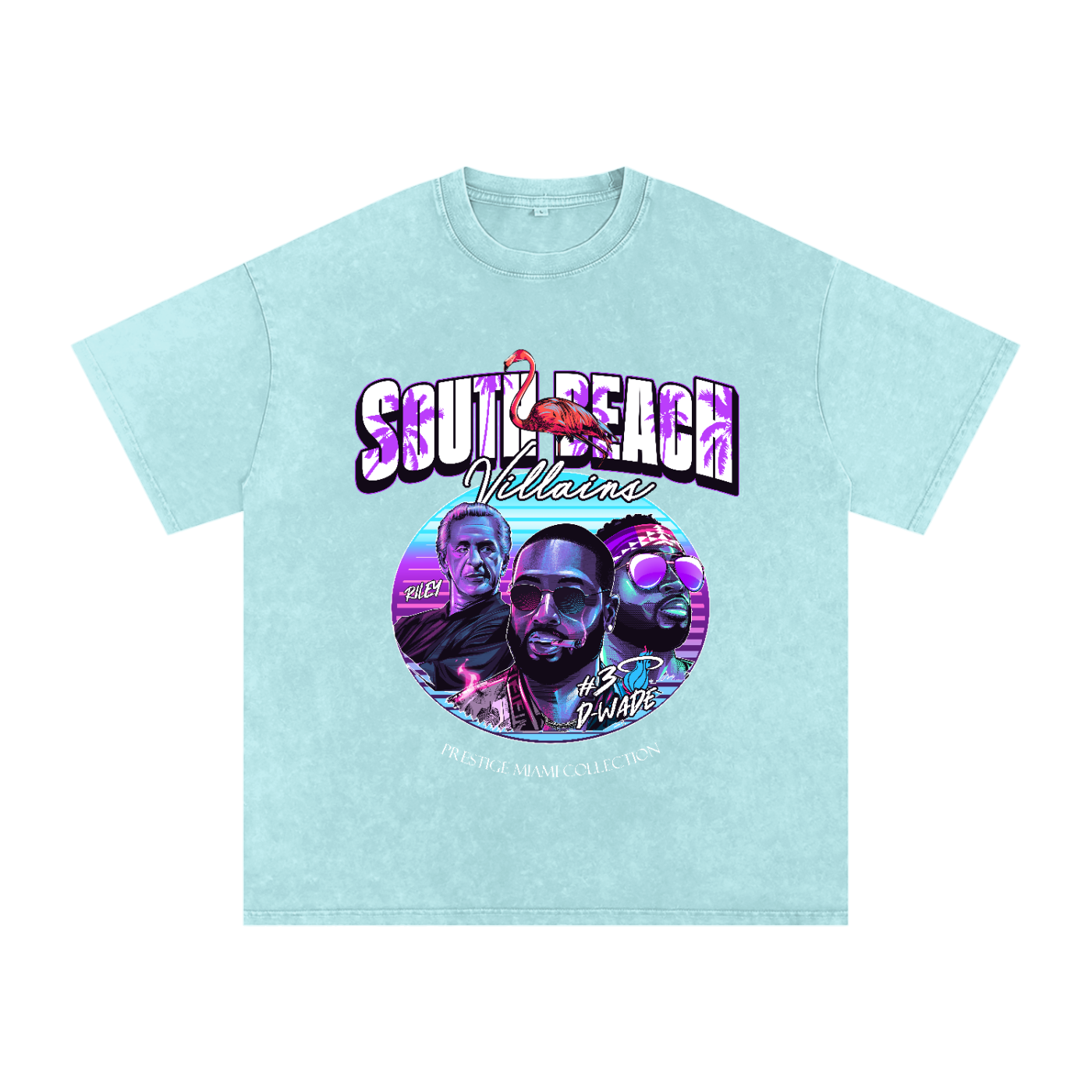 "South Beach Villains" Oversized Vintage Tee