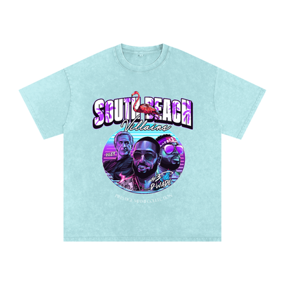 "South Beach Villains" Oversized Vintage Tee