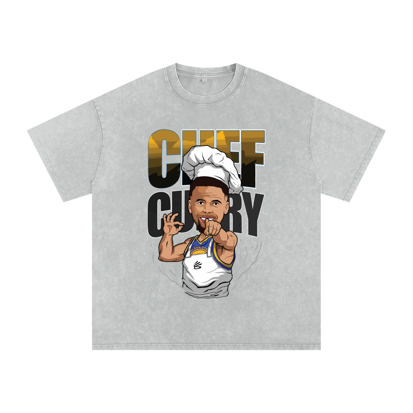 "Chef Curry" Oversized Vintage Tee