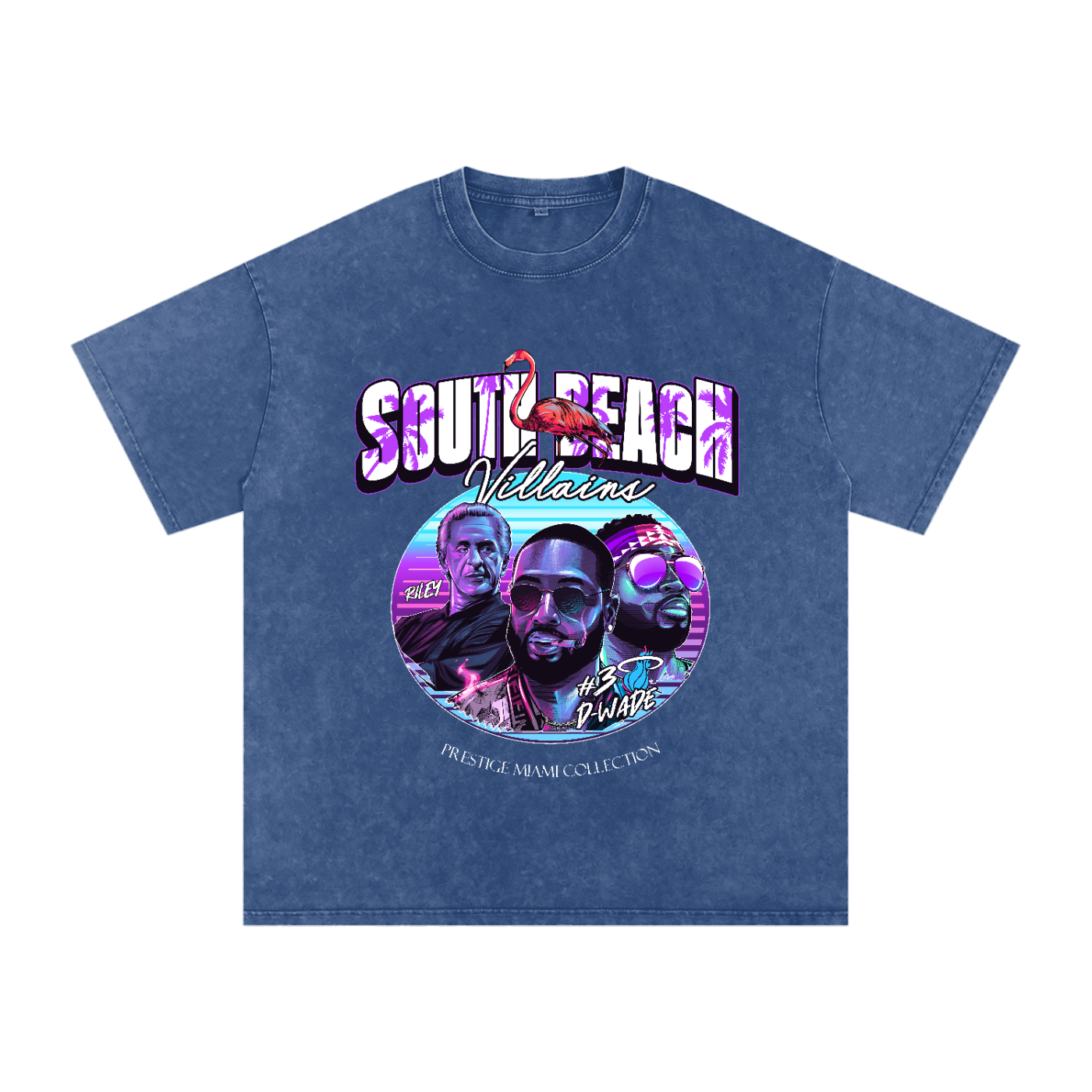"South Beach Villains" Oversized Vintage Tee