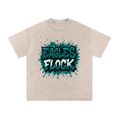 "Eagles Flock" Philly Inspired Oversized Vintage Tee