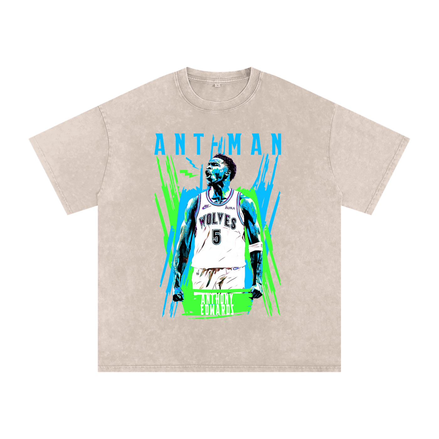 "Ant Man" Oversized Vintage Tee