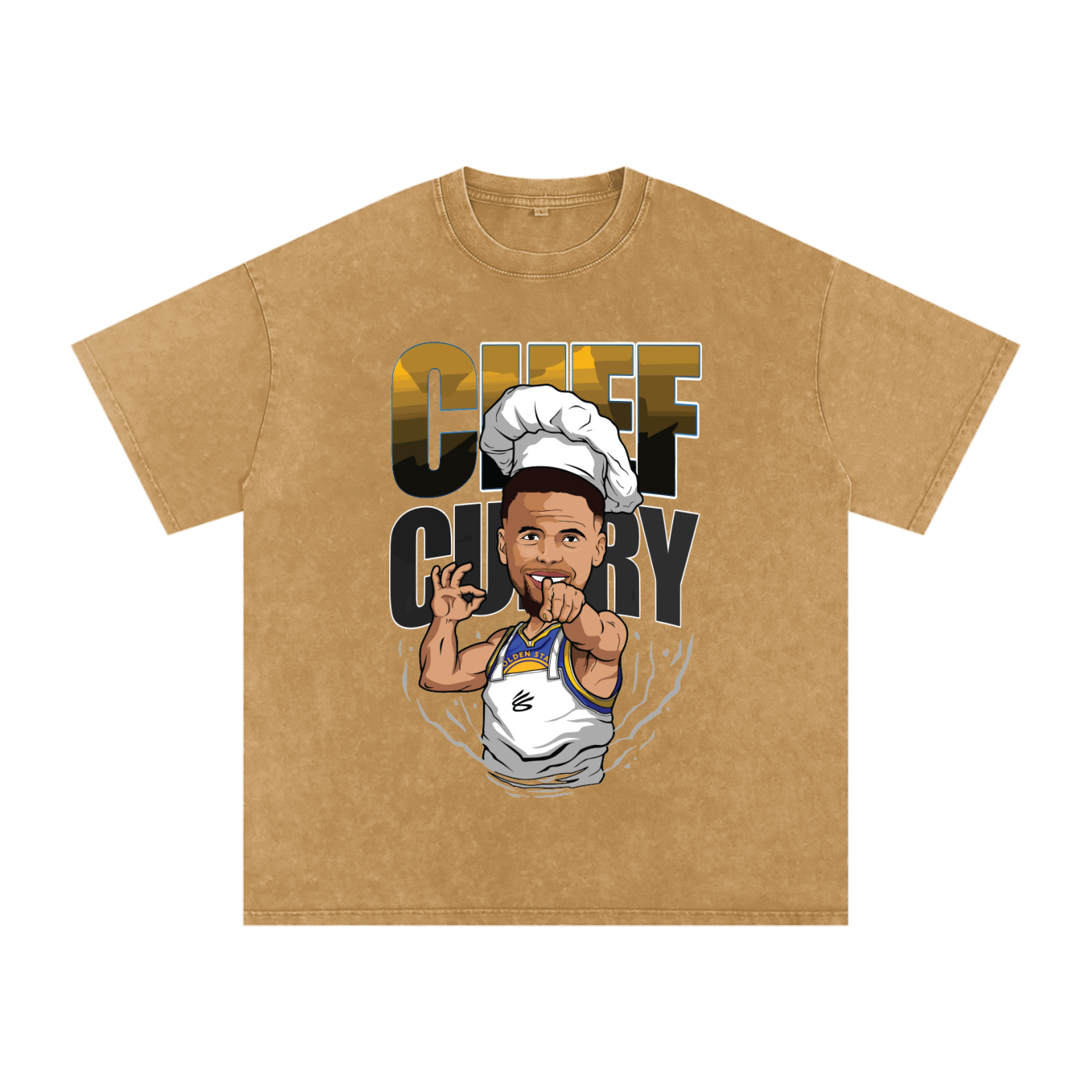 "Chef Curry" Oversized Vintage Tee