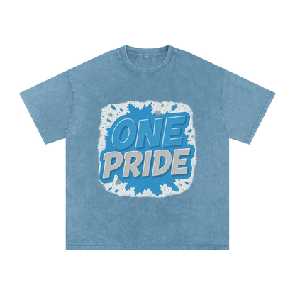 &quot;One Pride&quot; Detroit Inspired Oversized Vintage Tee
