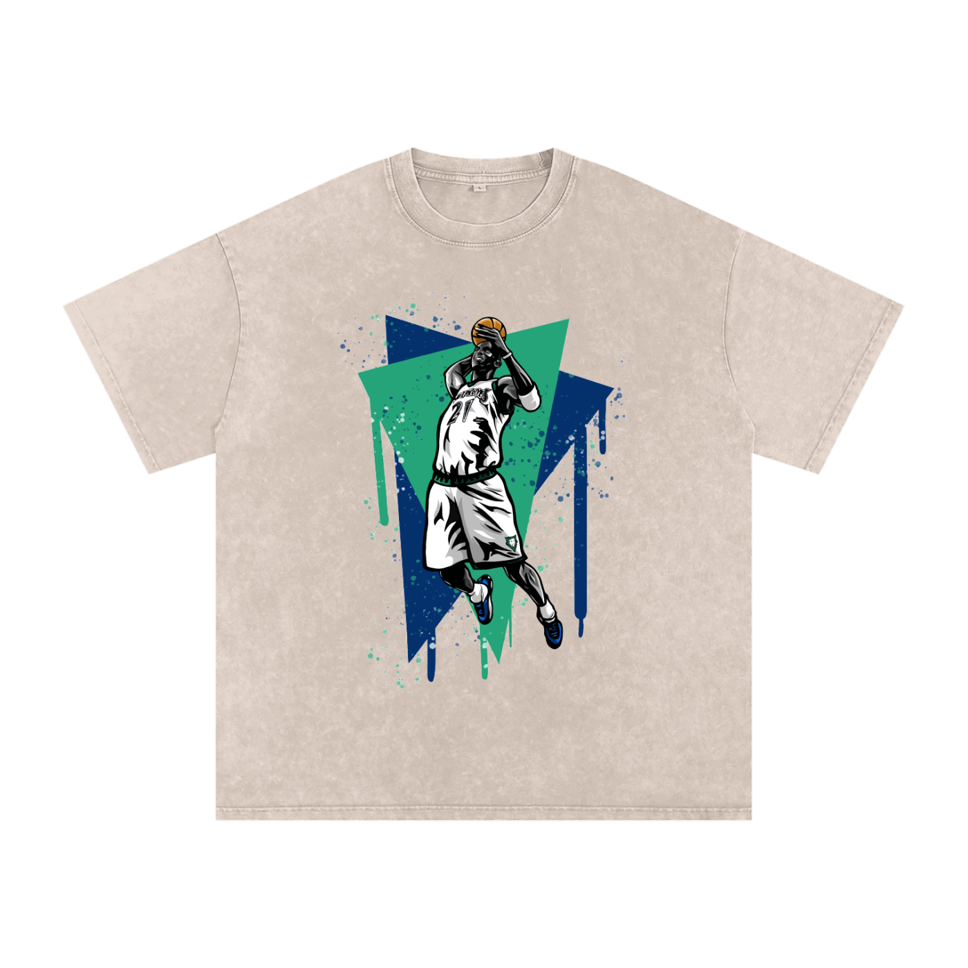 "KG" Oversized Vintage Tee