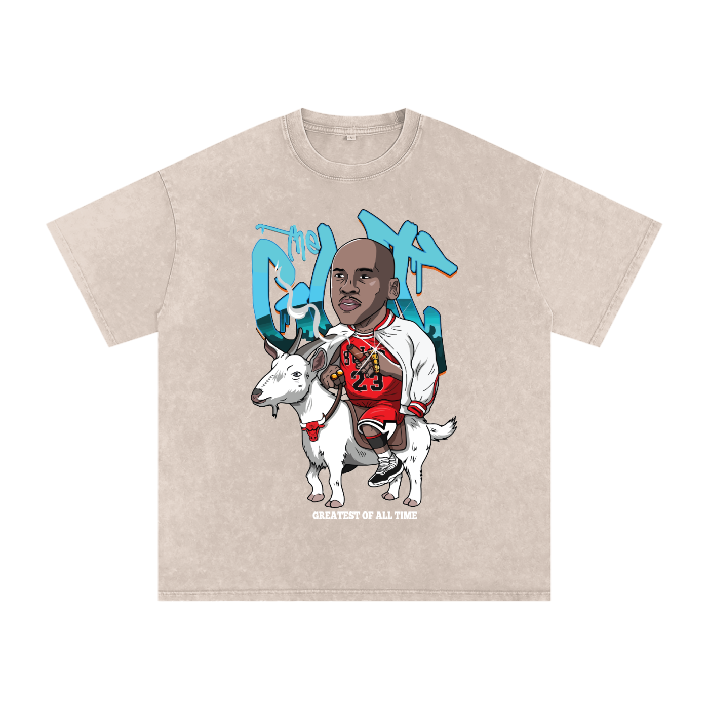 "The Goat" Oversized Vintage Tee