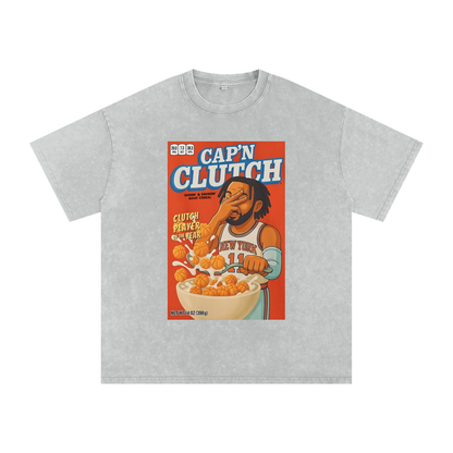 "Cap'N Clutch" Oversized Vintage Tee