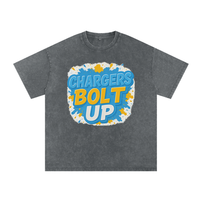 "Bolt Up" Los Angeles Inspired Oversized Vintage Tee