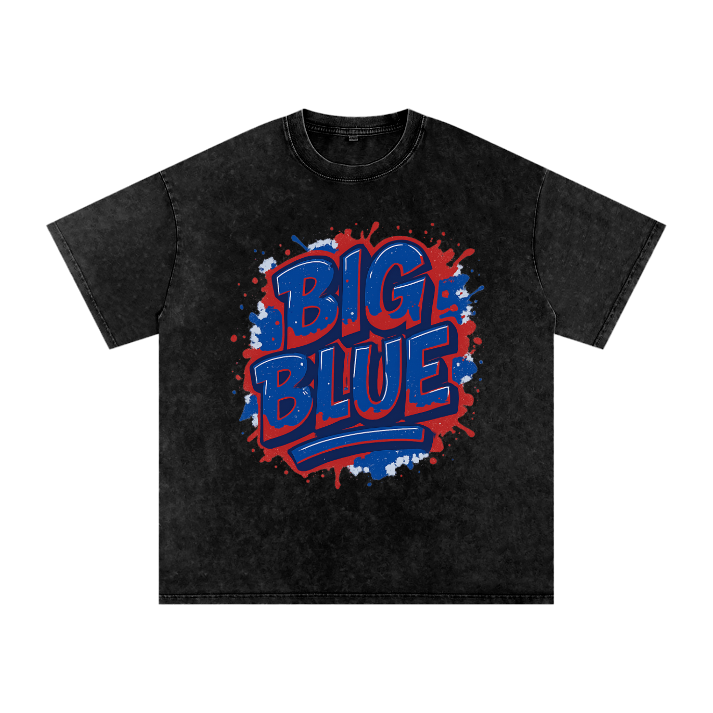 "Big Blue" New York Inspired Oversized Vintage Tee