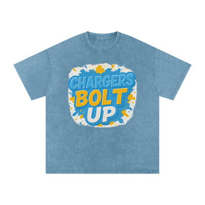 "Bolt Up" Los Angeles Inspired Oversized Vintage Tee